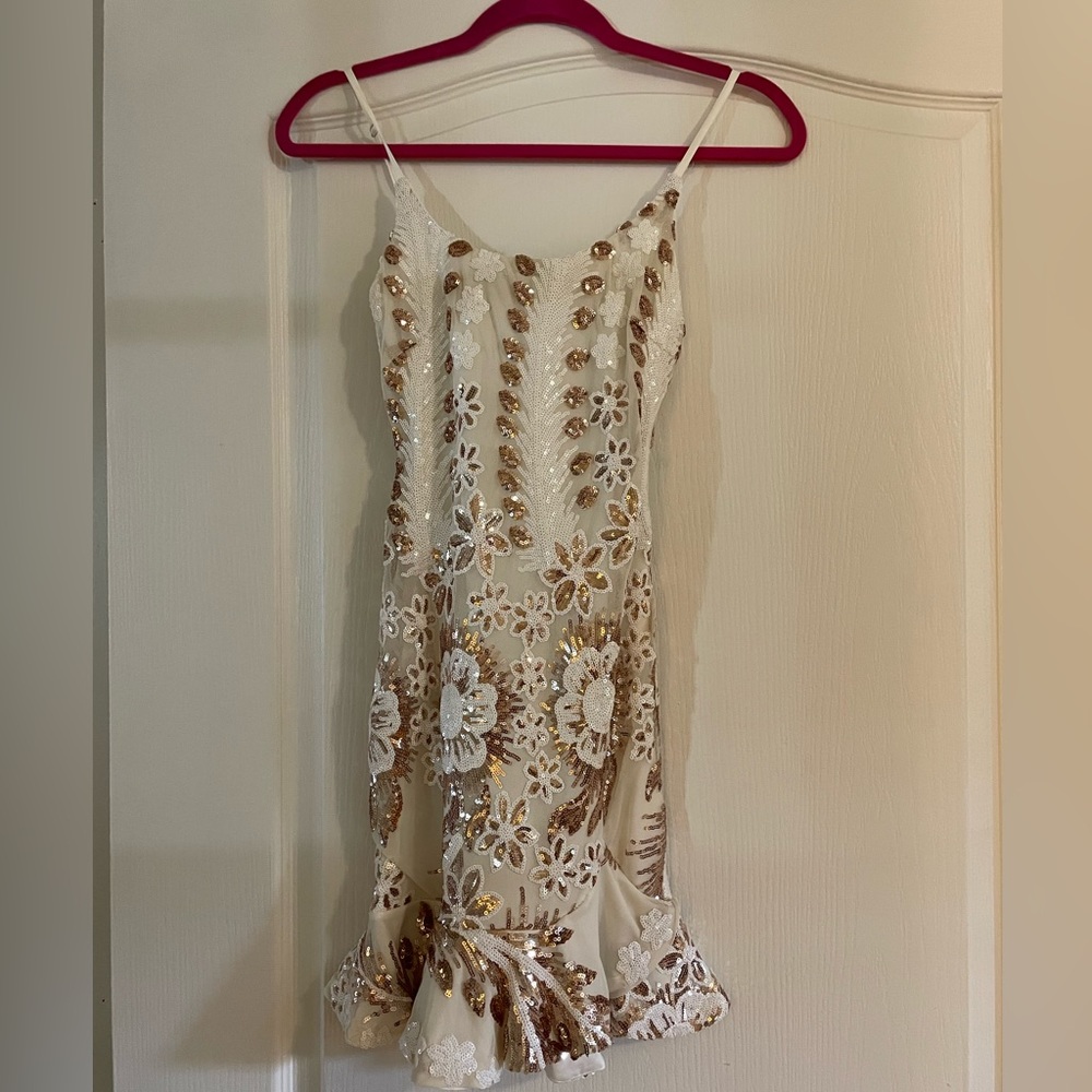 Sparkly White Dress